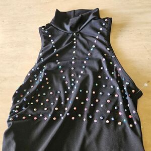 Weissman balera NWOT small intermediate black dance costume Lyrical jazz tap